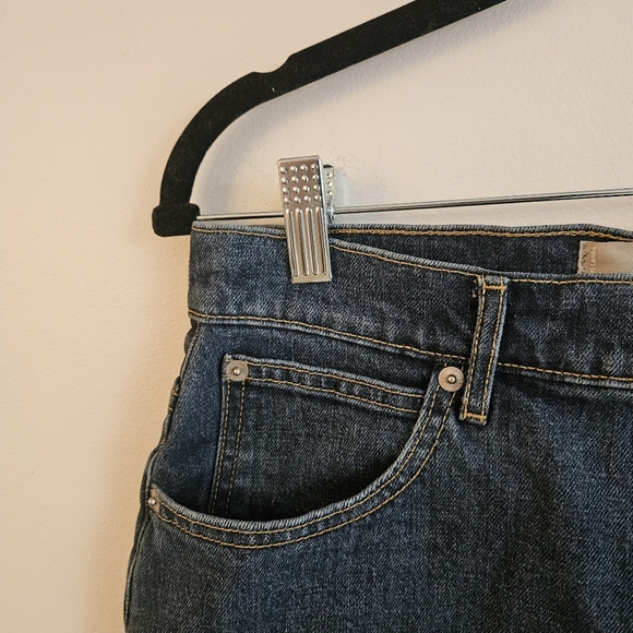 Everlane The High Way Dark Blue Denim Shorts - Picture 3 of 10